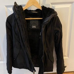 TNA Black Aurora Bomber Winter Jacket Size Small